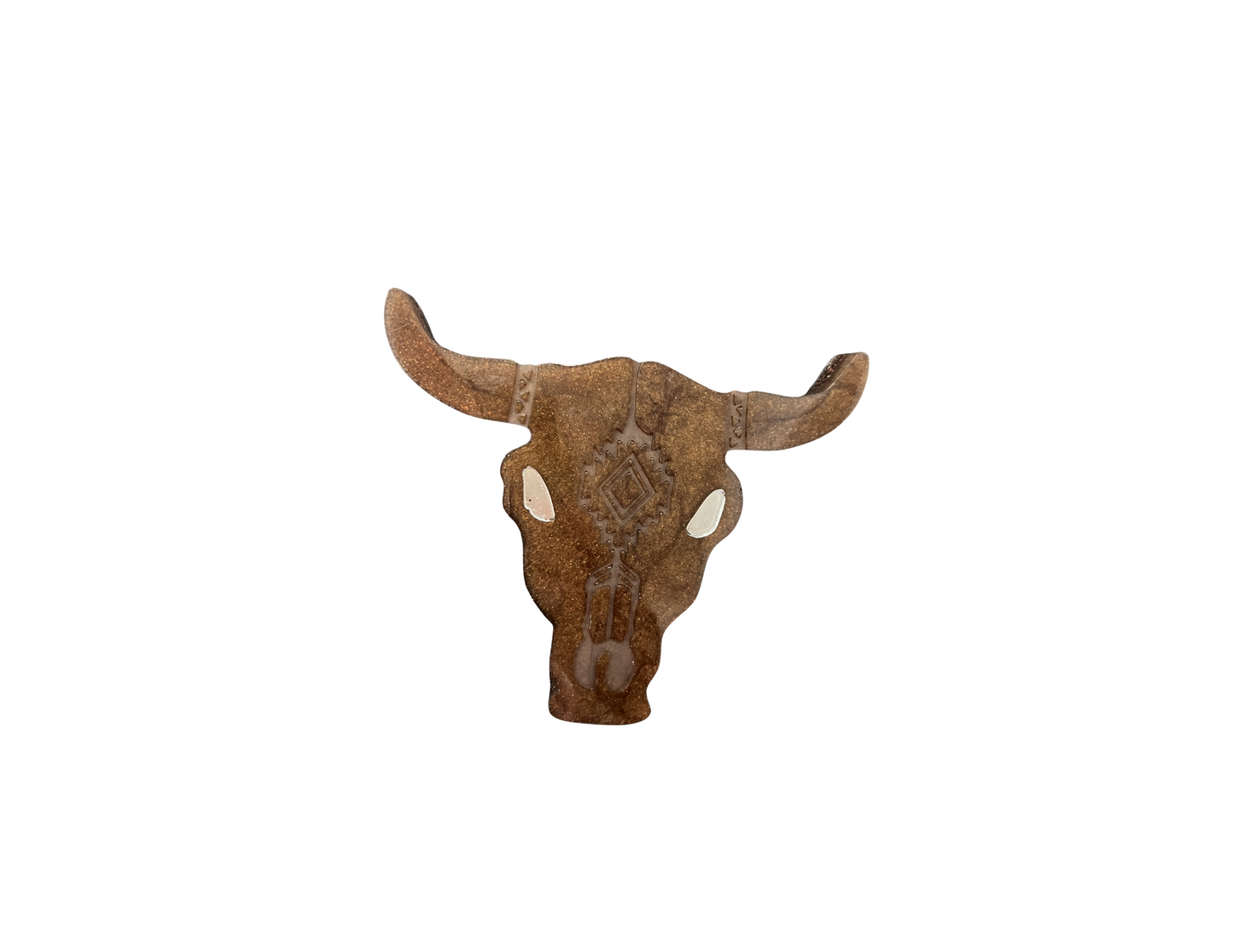 Longhorn Resin Cow