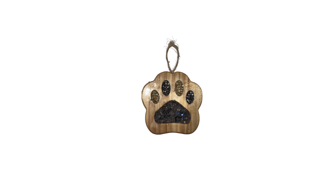 Crystal Paw Print