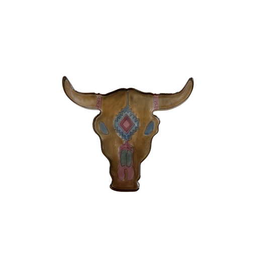Longhorn Resin Cow