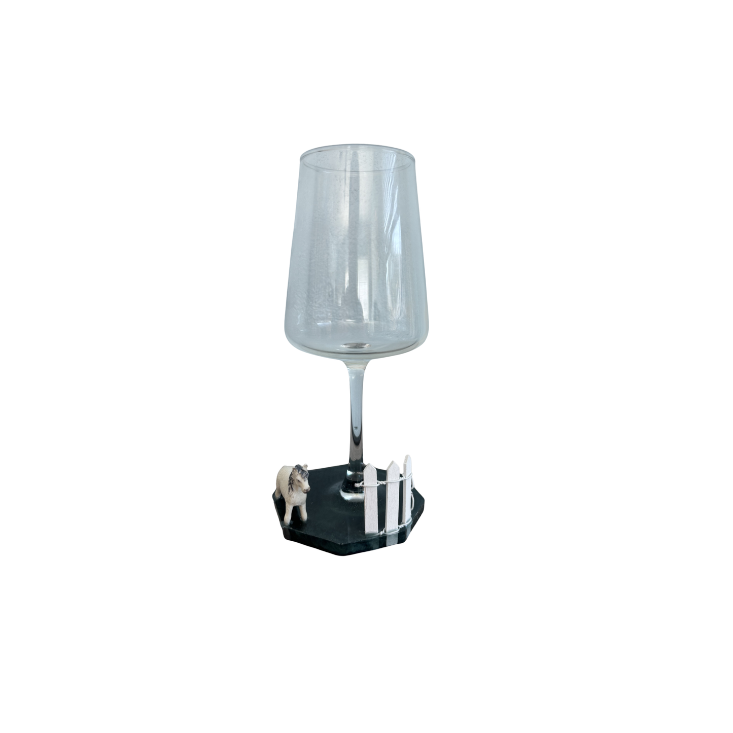 Farm Themed Wine Glass