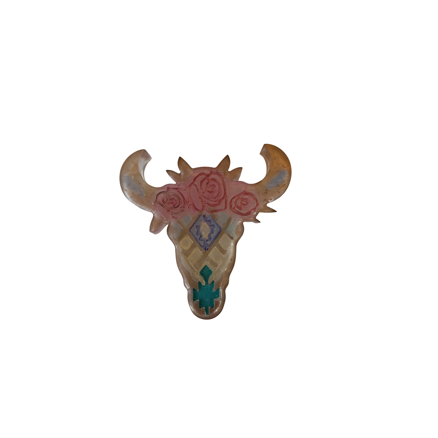 Beautiful Resin Cow Horn