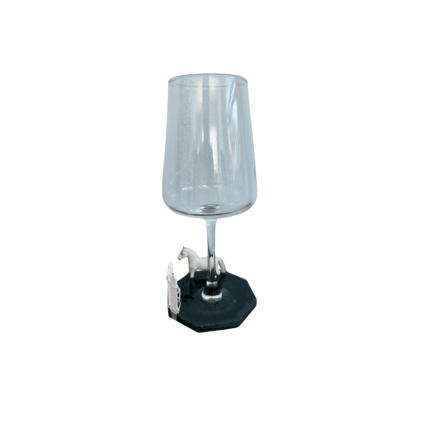 Farm Themed Wine Glass